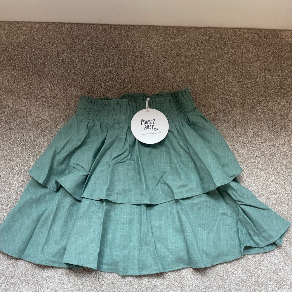 Green Princess Polly Mini Skirt
